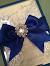 Royal Blue Printable Empty Invitation Card Design Wedding Invitation