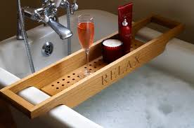 Get inspiration for a white bathroom design with stunning pictures from hgtv.com, including white bathroom vanities, cabinets, tile and decor ideas. Personalised Wooden Bath Rack The Perfect Christmas Gift For Her