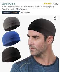 Does anybody use sweat wicking skull cap.