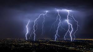 The birth of a lightning bolt was ...