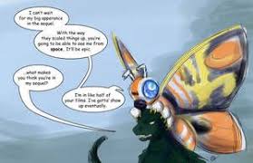Godzilla And Mothra By Liliy Godzilla Kaiju Monsters Kaiju