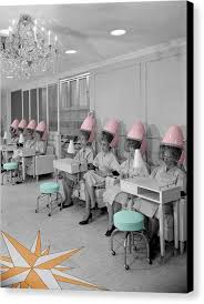 Vintage Hair Salon Canvas Print Canvas Art By Andrew Fare Vintage Hair Salons Vintage Beauty Salon Hair Salon Art