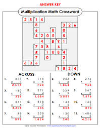 Calculating percentages can be an easy task. Math Crossword Puzzles