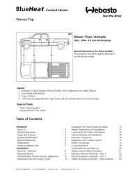 ℹ️ download nissan armada manual (total pages: Heat Coolant Heater Thermo Top Nissan Titan Manualzz