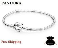Ebay Ad New Authentic Pandora Moments Heart Clasp Snake Chain Bracelet With Logo In 2020 Snake Chain Bracelets Chain Bracelet Snake Chain