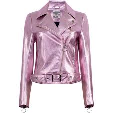 Image Result For Metallic Pink Leather Jacket Saks Leather Jackets Women Purple Leather Jacket Pink Leather Jacket