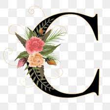 Alphabet C With Flower Font Made Of Paint Floral And Leaf Watercolor Alphabet Letters Watercolor Vector Marriage Png And Vector With Transparent Background F Watercolor Flower Background Flower Background Design Leaf