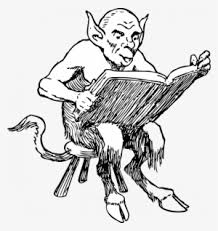Discover our 1,500+ free adult coloring pages to download in pdf or to print : Satanic Pentagram Coloring Pages Devil Reading A Book Transparent Png 728x772 Free Download On Nicepng