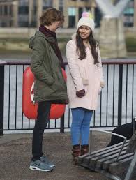 Thomas And Olivia Aka Sam And Joanna On Set Of Love Actually Sequel Thomas Sangster Thomas Brodie Thomas Brodie Sangster