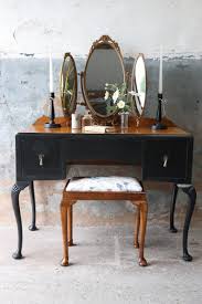 Vintage Dressing Table Stool With Pretty Reupholstered Seat Etsy Vintage Dressing Tables Dressing Table With Stool Oversized Chair Living Room