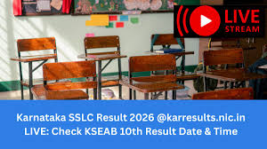 Karnataka SSLC Result 2026 @karresults.nic.in LIVE: Check KSEAB 10th Result Date & Time