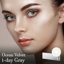 Ocean Velvet Gray 1-Day (10P) Colored Korean Contact Lenses