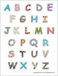 The english alphabet consists of 26 letters. Alphabet Upper Case Letters Free Printable Templates Coloring Pages Firstpalette Com