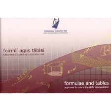 Maths Formulae Log Tables 1st 6th Year Schoolbooks Ie