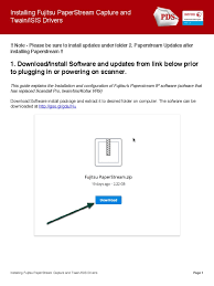 Fujitsu scandall pro, free download. Installing Configuring And Updating Fujitsu Paperstream Pdf Image Scanner Software
