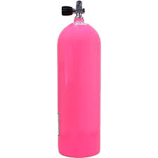 Sherwood Aluminum 63 Cubit Foot Coloured Dive Tank Scuba Gear Color Aluminum