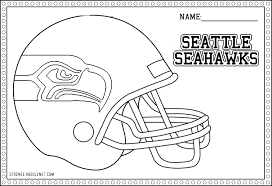 Collection of nfl coloring pages to print (23) football coloring sheets nfl nfl football helmet drawing Seattle Seahawks Free Coloring Pages Huddlenet