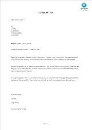 Cover Letter Format For Job Application Templates At Allbusinesstemplates Com