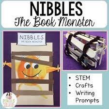 Nibbles the book monster book review and activities. Nibbles The Book Monster Activities By Pencils To Pigtails Tpt