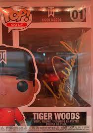 Golf Tiger Woods Autographed Funko Pop Vinyl Figure Taylormade Memorabilia Sports Memorabilia Australia