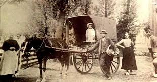 Bakker Vd Helm Sr Met Zijn Bakkerswagen Geschiedenis Nederland