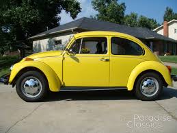 Image result for Rallye Yellow 1974 Beetle