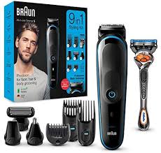 4, 2021 the best beard trimmers, according to barbers and. Braun 9 In 1 All In One Trimmer 5 Mgk5280 Beard Trimmer For Men Hair Clipper And Body Groomer With Autosensing Technology And 7 Attachments Black Blue Uk Two Pin Plug Buy Online At Best Price In