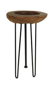 You can also choose from table. Side Table With Hairpin Legs Natural Wax Black Teak Coffee Side Tables Henk Schram Meubelen