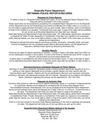 4) $16.00 for rap sheet. Roseville Police Department Records Fill Online Printable Fillable Blank Pdffiller