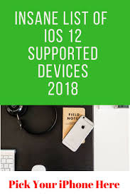 Pin On List Of Ios 12 Supported Devices