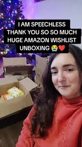 Grateful Unboxing Video of Amazon Wishlist Items