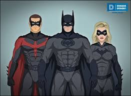 Batman Unlimited Black And Red Suit Batfamily Batman And Robin 1997 By Dragand On Deviantart Batman And Robin 1997 Batman Red Hood Gotham
