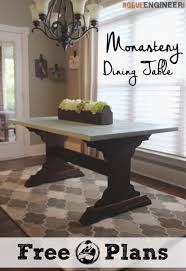 The drop leaf table at the woodworker's institute is a show piece. Monastery Dining Table Free Diy Plans Rogue Engineer