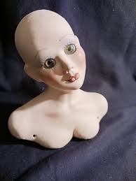 Porcelain Bisque Lady Head
