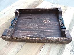 12 rustic coffee tables that instantly add farmhouse flair to a room. Rustic Wood Coffee Table Ottoman Serving Tray Large Buy Online In Botswana At Botswana Desertcart Com Productid 26537198