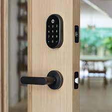 This Secure Tamper Proof Key Free Deadbolt Connects To The Nest App You Can Lock And Unlock Your Door From Any Smart Door Locks Home Security Smart Deadbolt