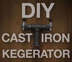 How To Build A Cast Iron Draft Tower Cast Iron Kegerator Kegerator Diy Beer Tap Kegerator Diy