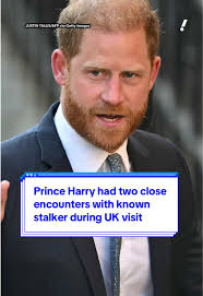 Prince Harry's Close Encounters with Stalker in the UK
