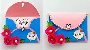 The truth is, when times are tough, a card with a cat holding on to a branch for dear life that says hang in there! can actually make me feel better. How To Make Envelope Greeting Card At Home Birthday Cards Handmade Youtube