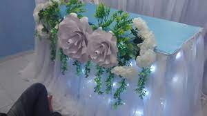 Garnish seni mempercantik hidangan dengan ukiran buah dan sayur. Dekorasi Meja Pesta Table Party Decoration Youtube