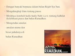 Di bulan ramadhan seseorang mengalami sakit berat sehingga tidak kuat berpuasa. Persiapan Ramadhan