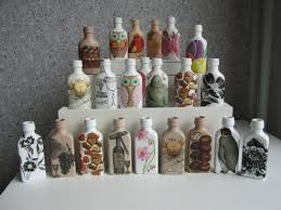 Flesjes Met Gesso En Servetten Garrafas Decoradas Garrafas Pet Garrafas