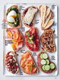 Bruschetta Bar Recipes Breakfast Food