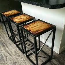 Welding Projects Ideas Welding Wood Metal Stool Metal Furniture Welding Projects