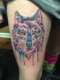 Pin By Katie Eickstead On My Ink Thigh Tattoos Women Wolf Tattoos For Women Thigh Tattoo Designs