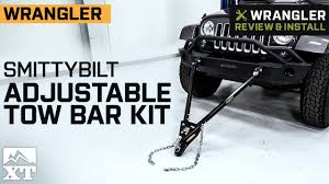 We have 20 years of experience installing mounting brackets on tow vehicles and offer a lifetime warranty on all of our installation work. Jeep Wrangler Smittybilt Adjustable Tow Bar Kit Review Install Youtube