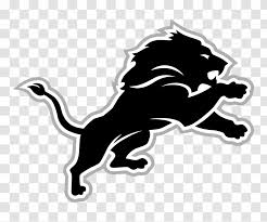 Any color you like 4. Detroit Lions Nfl Minnesota Vikings Green Bay Packers Tigers Dog Like Mammal Black And White Transparent