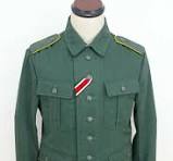 WWII German M41 Summer HBT Luftwaffe reed green tunic 2XL ONLY