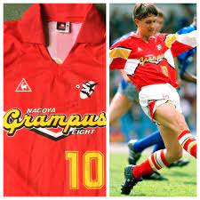 Nagoya grampus (名古屋グランパス, nagoya guranpasu) (formerly known as nagoya grampus eight) is a japanese association football club that plays in the j1 league, following promotion from the j2 league in 2017. Nagoya Grampus Eight Retro Style Football Soccer Shirt Sammeln Seltenes Com Memorabilia