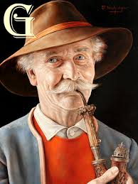 OTTO EICHINGER, ORIGINAL PAINTINGS AND ART